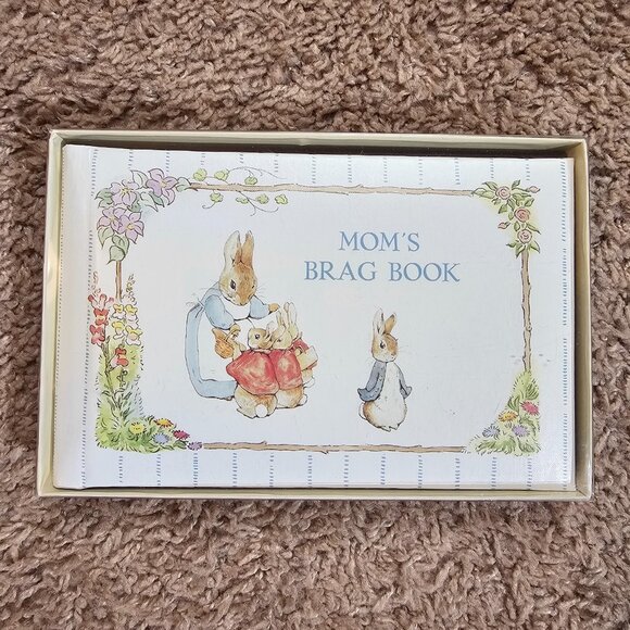 Beatrix Potter Other - Vintage Beatrix Potter Moms Brag Book Photo Album Peter Rabbit 1990 New in Box